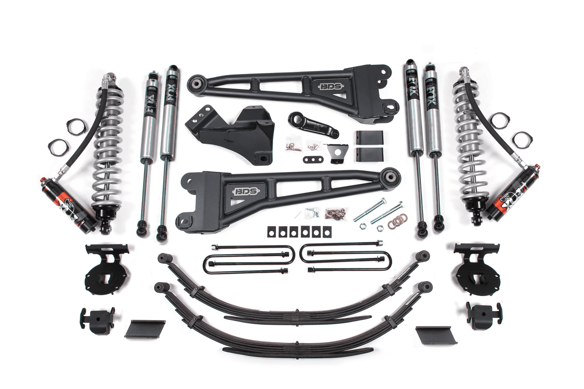 4 Inch Lift Kit w/ Radius Arm | FOX 2.5 Performance Elite Coil - Over Conversion | Ford F250/F350 Super Duty (11 - 16) 4WD | Diesel - Offroad Industries