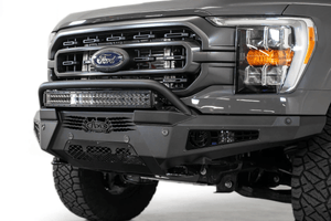 Addictive Desert Designs 2021 - 2024 FORD F - 150 HONEYBADGER FRONT BUMPER W/ TOP HOOP - Offroad Industries