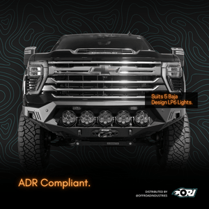 Addoffroad 2024 Chevy Silverado 2500/3500 Bomber HD Front Bar - Offroad Industries