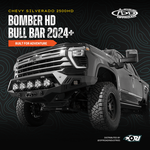 Addoffroad 2024 Chevy Silverado 2500/3500 Bomber HD Front Bar - Offroad Industries