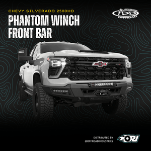 Addoffroad 2024+ Chevy Silverado 2500/3500 Phantom Winch Front Bar - Offroad Industries