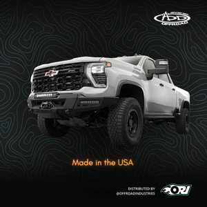 Addoffroad 2024+ Chevy Silverado 2500/3500 Phantom Winch Front Bar - Offroad Industries