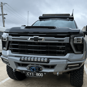 Addoffroad 2024+ Chevy Silverado 2500/3500 Phantom Winch Front Bar - Offroad Industries
