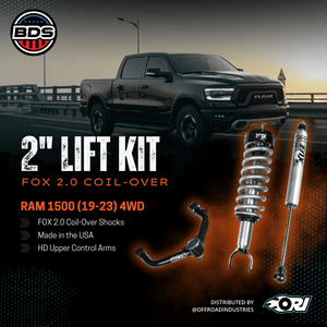 BDS 2 Inch Lift Kit | FOX 2.0 Coil - Over | Ram 1500 (19 - 23) 4WD - Offroad Industries