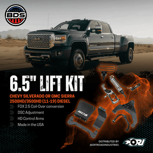 BDS 6.5 Inch Lift Kit | FOX 2.5 Coil - Over Conversion | Chevy Silverado or GMC Sierra 2500HD/3500HD (11 - 19) | Diesel - Offroad Industries