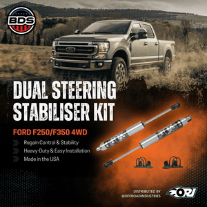 BDS Dual Steering Stabiliser Kit FOX 2.0 Performance Shocks | Ford F250/F350 (05 - 23) 4WD - Offroad Industries
