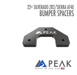 Peak Front Bumper Spacer – 22+ Silverado ZR2/Sierra AT4X 1500 - Offroad Industries