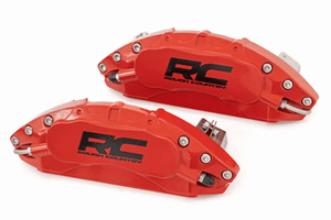 Rough Country CALIPER COVERS FRONT AND REAR | RED | CHEVY 1500 - Offroad Industries
