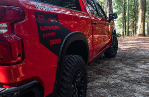 Bushwacker OE thin Smooth Flares Chevrolet Silverado 1500 2019+ - Offroad Industries