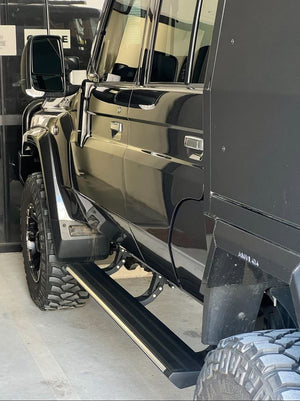 ORI Auto Folding Side Step Suitable Toyota Landcruiser 79 Series - Offroad Industries