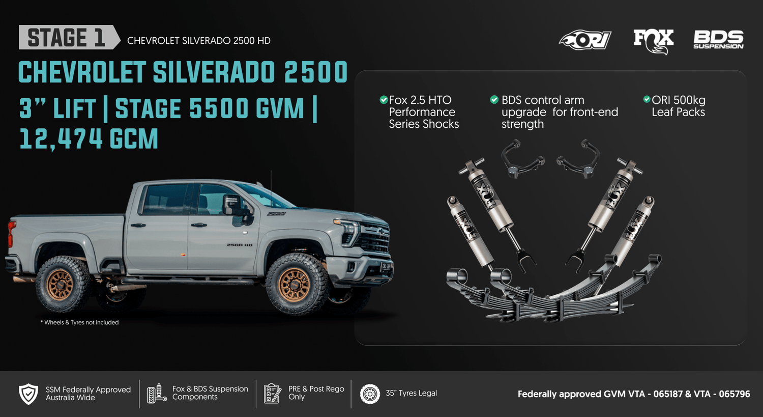 Chevrolet Silverado 2500 LTZ GVM Upgrade