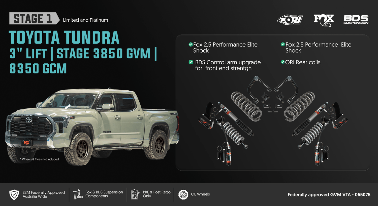 Toyota Tundra Platinum GVM Upgrade