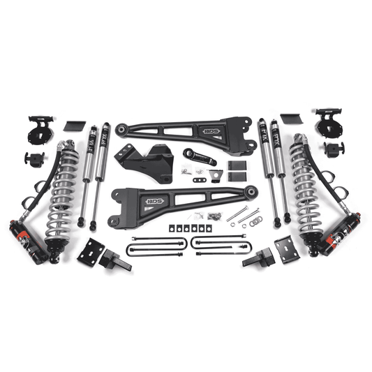 4 Inch Lift Kit w/ Radius Arm | FOX 2.5 Performance Elite Coil - Over Conversion | Ford F250/F350 Super Duty (11 - 16) 4WD | Diesel - Offroad Industries