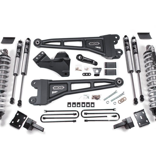 4 Inch Lift Kit w/ Radius Arm | FOX 2.5 Performance Elite Coil - Over Conversion | Ford F250/F350 Super Duty (11 - 16) 4WD | Diesel - Offroad Industries