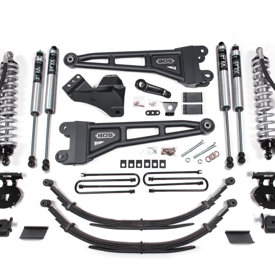 4 Inch Lift Kit w/ Radius Arm | FOX 2.5 Performance Elite Coil - Over Conversion | Ford F250/F350 Super Duty (11 - 16) 4WD | Diesel - Offroad Industries