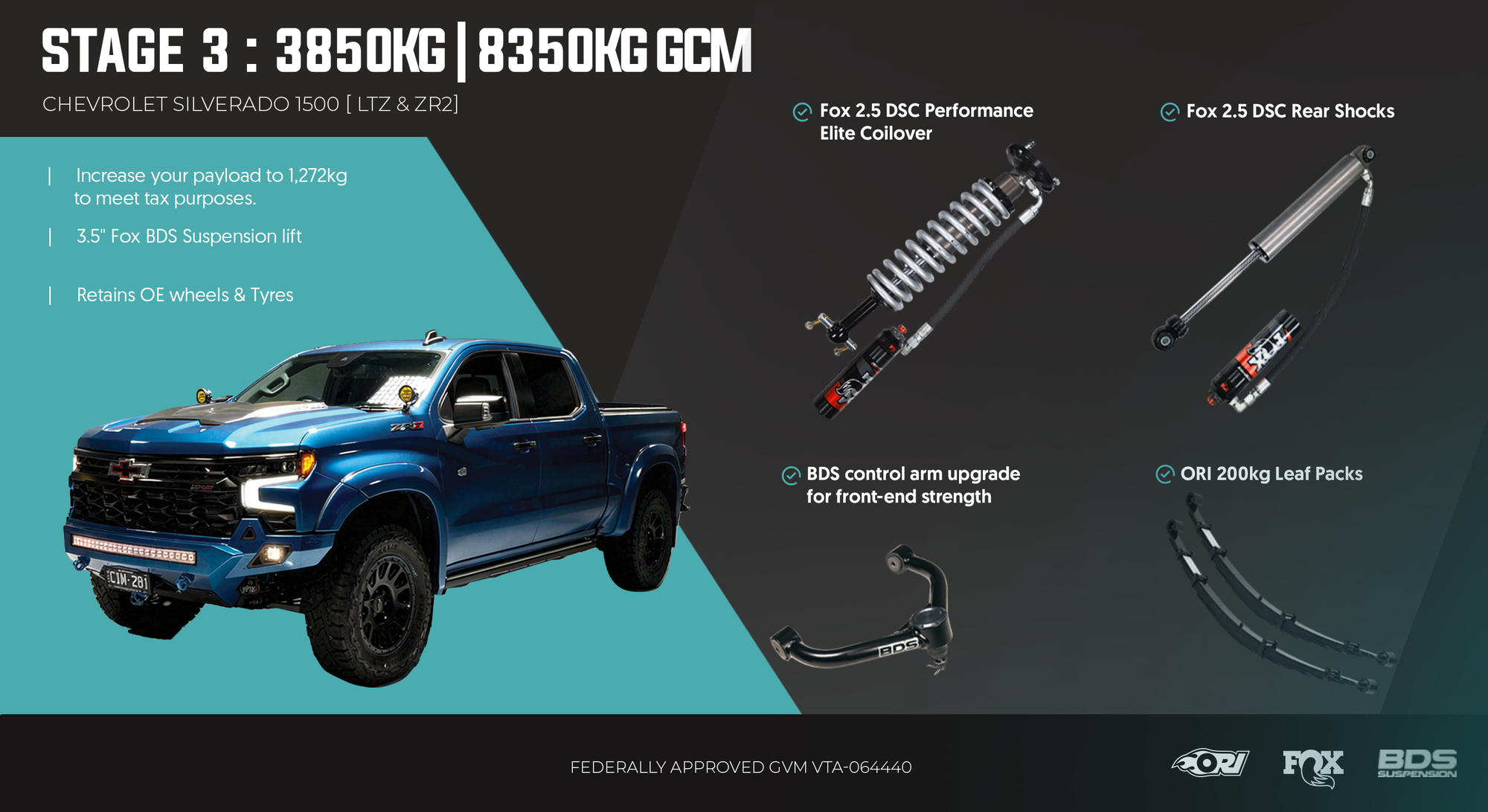 <strong>Stage 3: The Ultimate Tourer (3850kg GVM + GCM up to 8350kg)</strong>