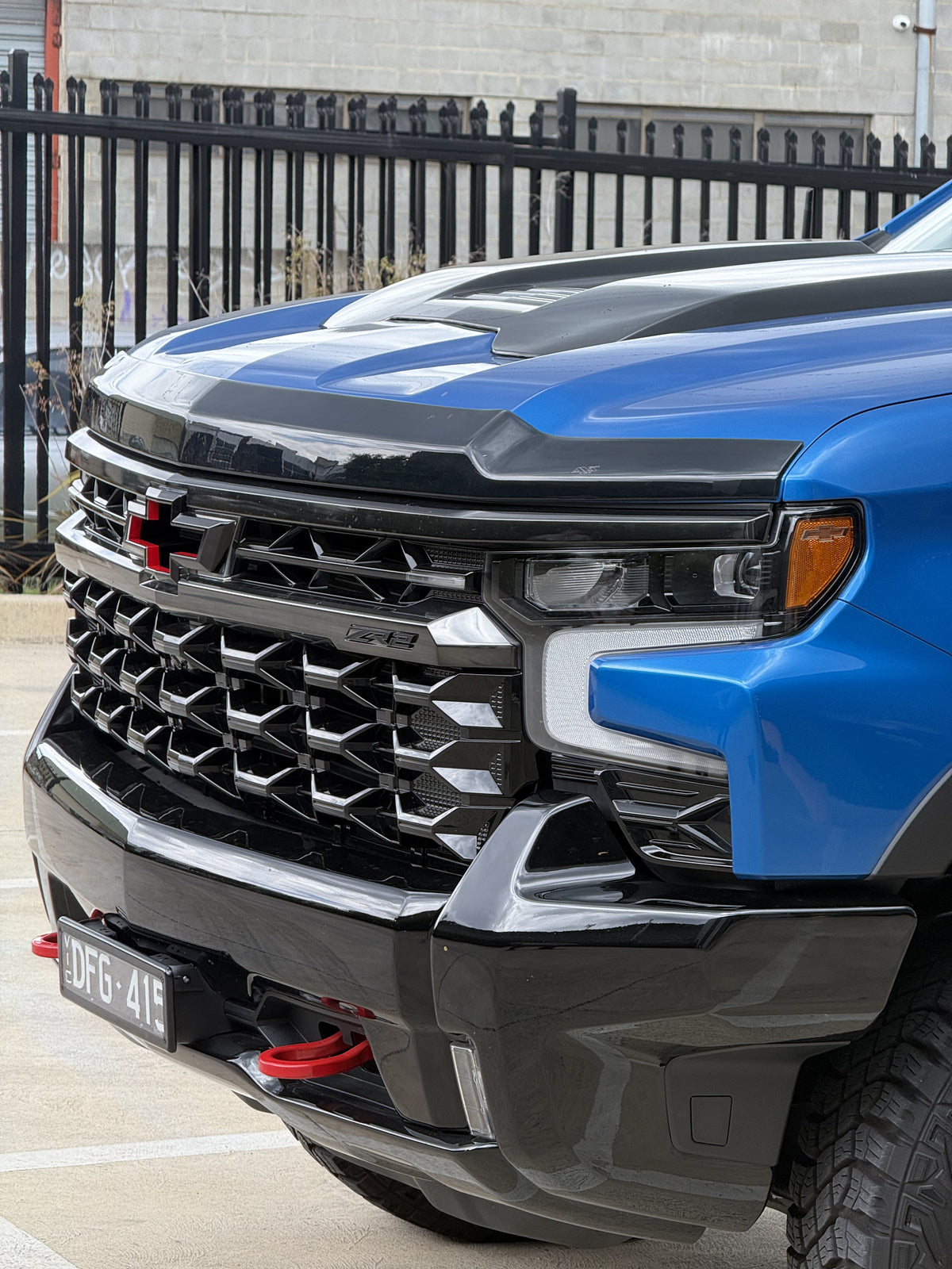 AVS Chevrolet Silverado ZR2 Bonnet Protector Smoke