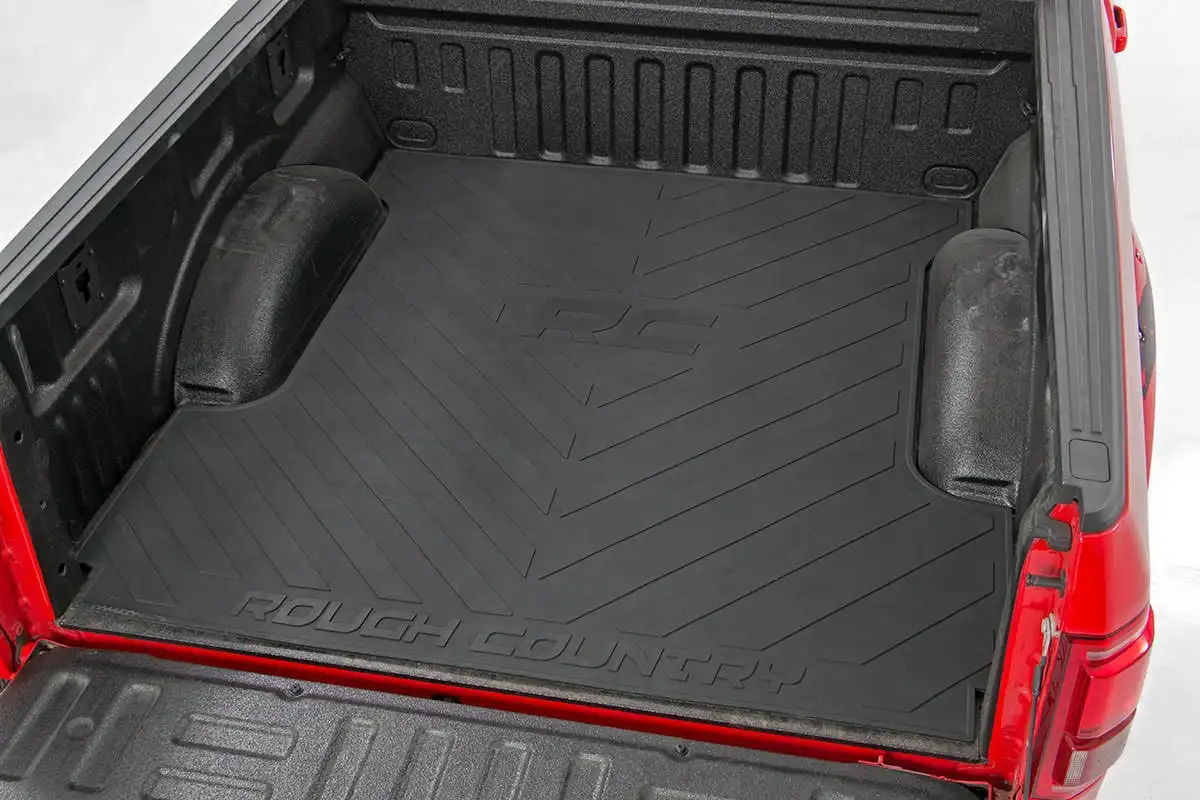 Rough Country Rubber Bed Mat Ford F150 - 2021 - 2023