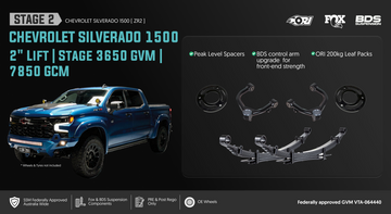 <strong>Stage 2:  ZR2 Only Performance Level-Up (3650 KG GVM + GCM up to 7850 KG)</strong>