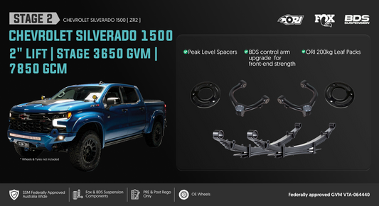 Stage 2 Chevrolet Silverado 1500 LTZ ZR2 GVM 3650