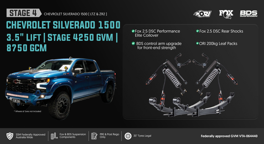 Stage 4 Chevrolet Silverado 1500 LTZ ZR2 GVM 4250
