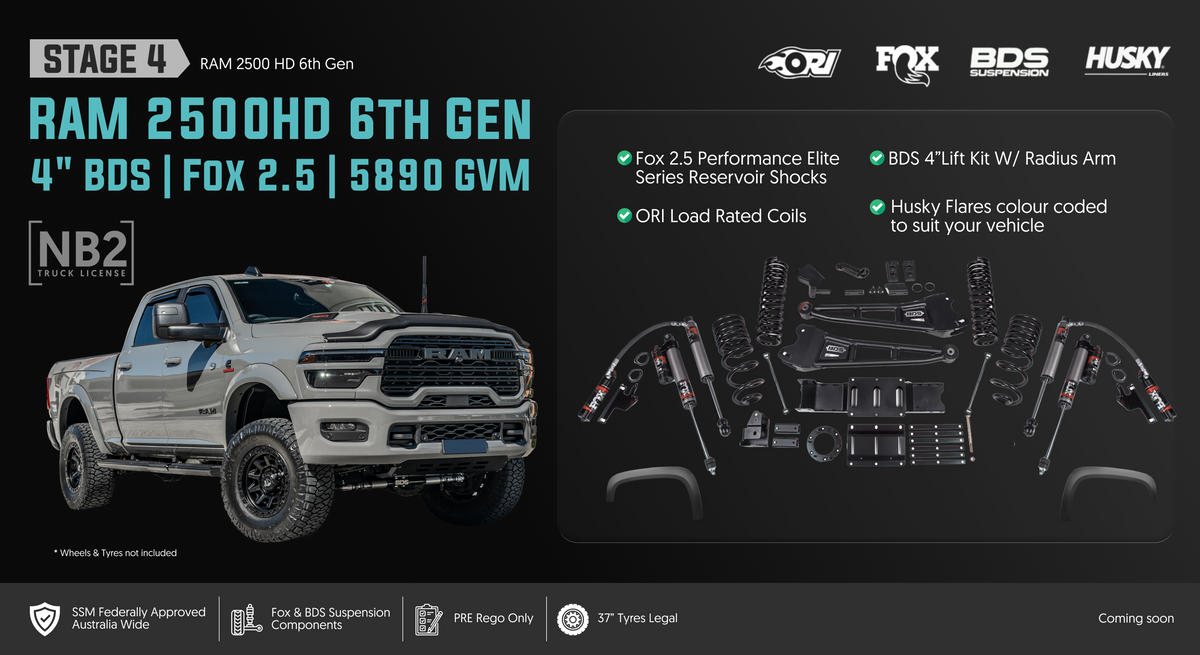 <strong>Stage 4: The Heavy Hauler — 4" Lift on 37s</strong>