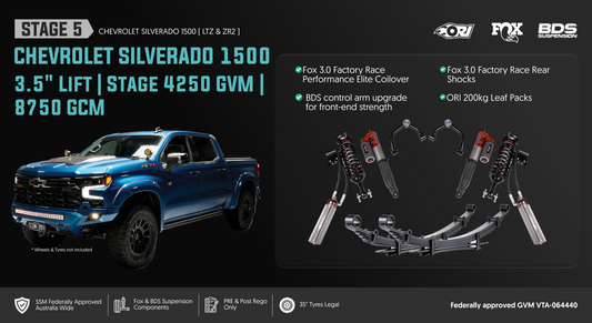 Stage 5 Chevrolet Silverado 1500 LTZ ZR2 GVM 4250