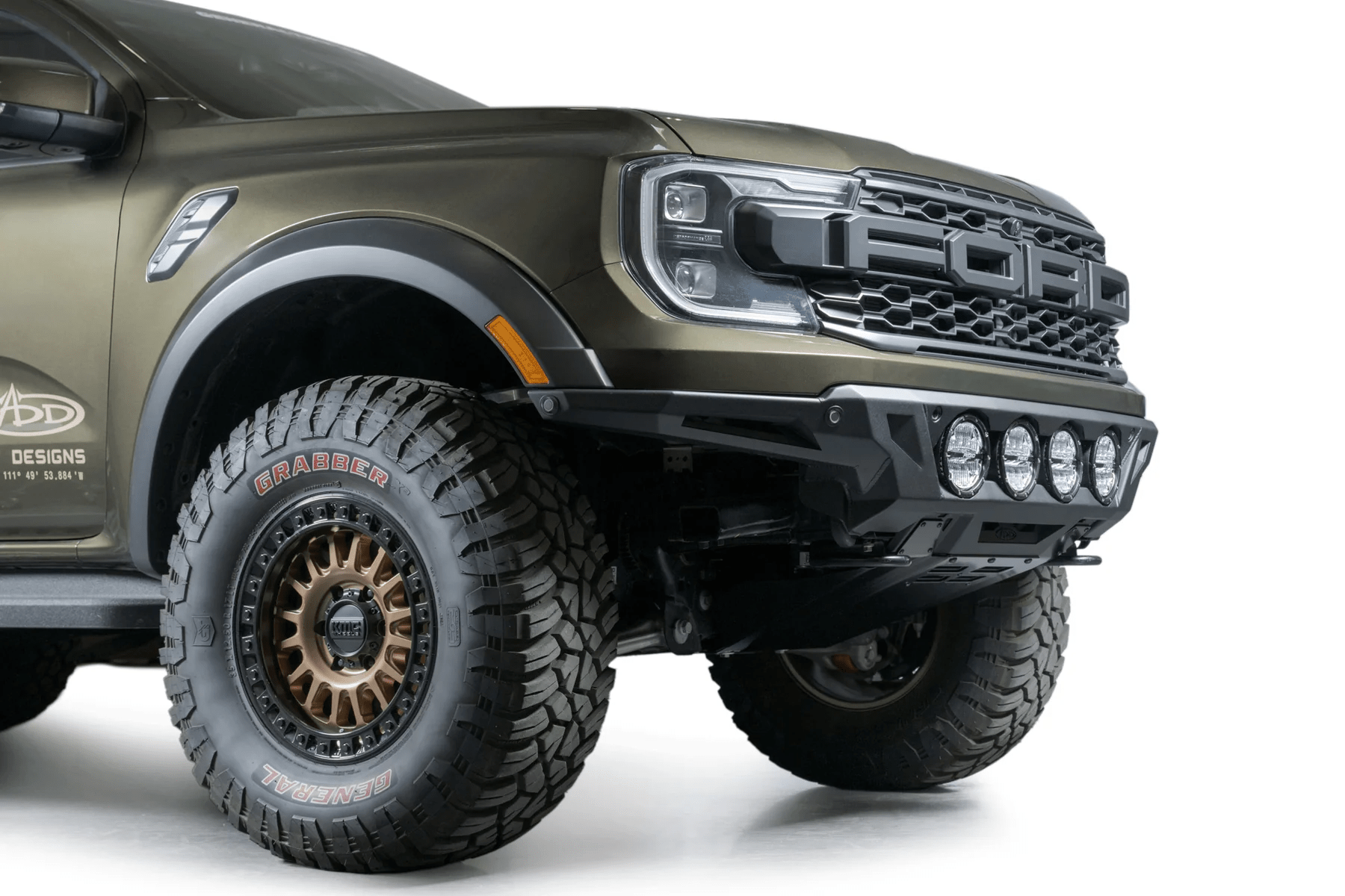 ADD Offroad 2024 - 2026 Ford Ranger Raptor Edge Front Bumper - Offroad Industries