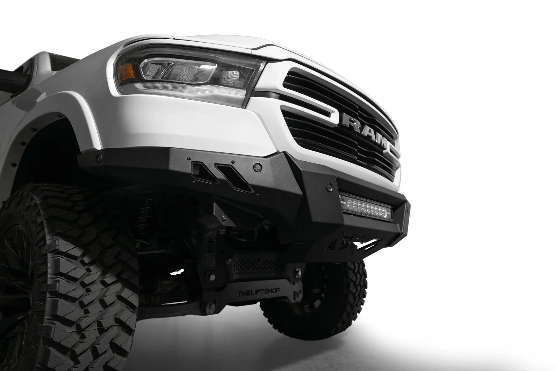 Addictive Desert Designs | 2019 - 2024 RAM 1500 Black Label Front Bumper - Offroad Industries