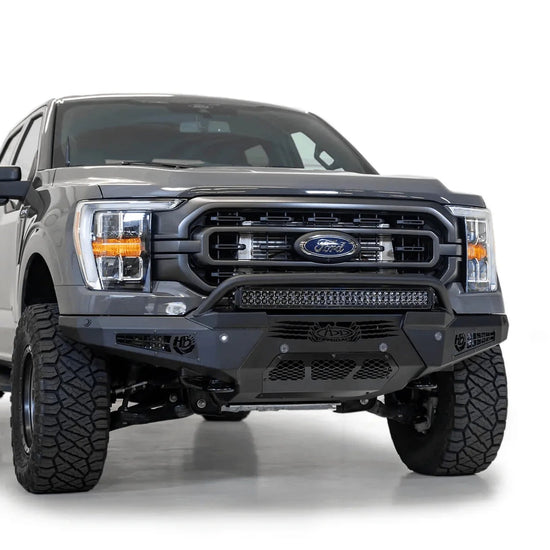 Addictive Desert Designs 2021 - 2023 FORD F - 150 HONEYBADGER FRONT BUMPER W/ TOP HOOP - Offroad Industries