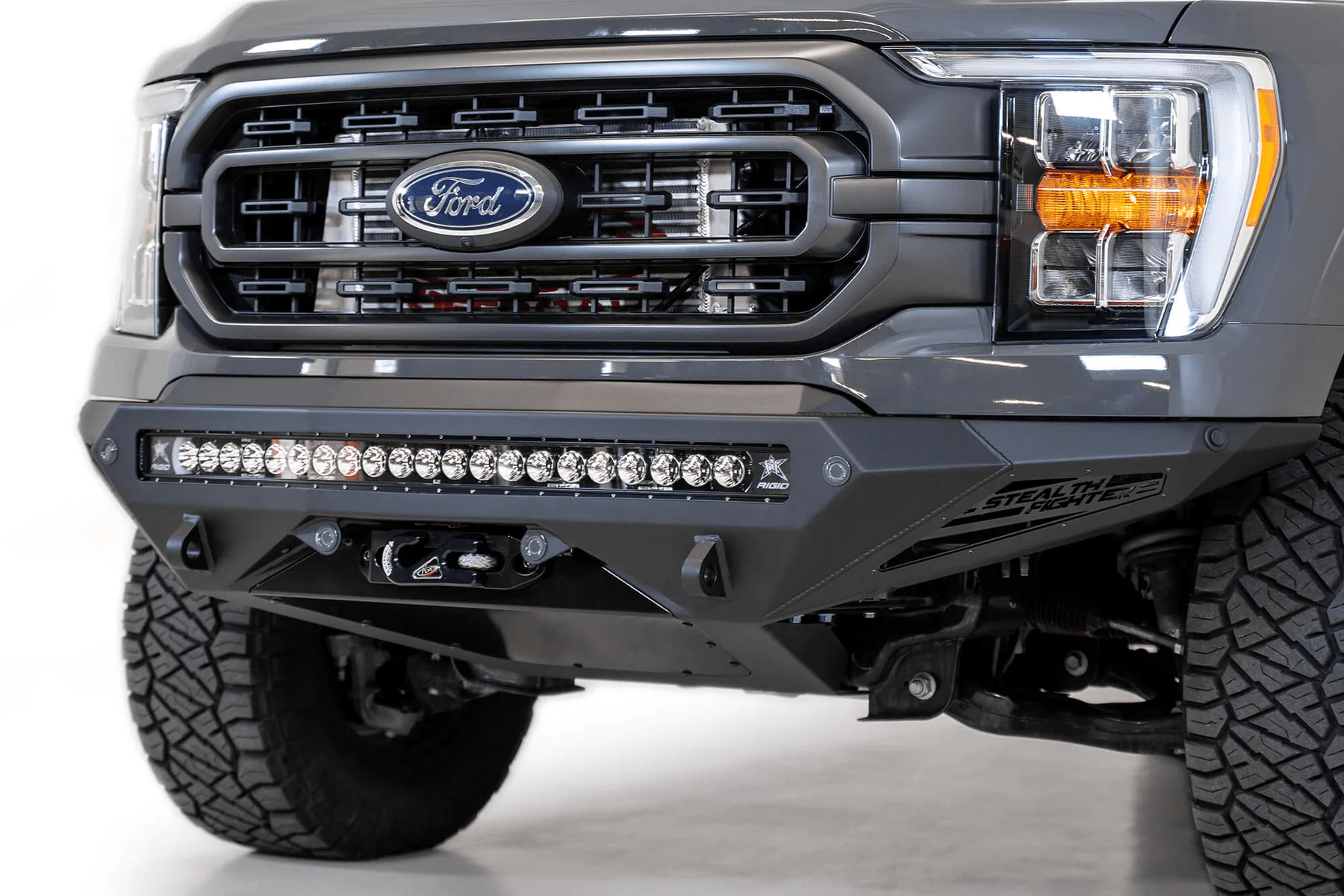 Addictive Desert Designs 2021 - 2023 FORD F - 150 STEALTH FIGHTER WINCH BAR - Offroad Industries