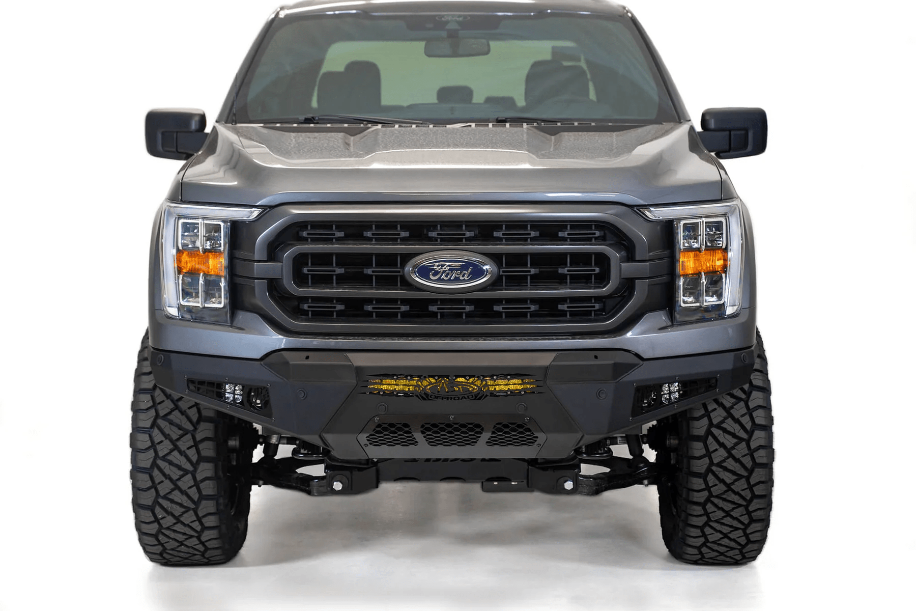 Addictive Desert Designs FORD F - 150 HONEYBADGER FRONT BUMPER 21 - 23 - Offroad Industries