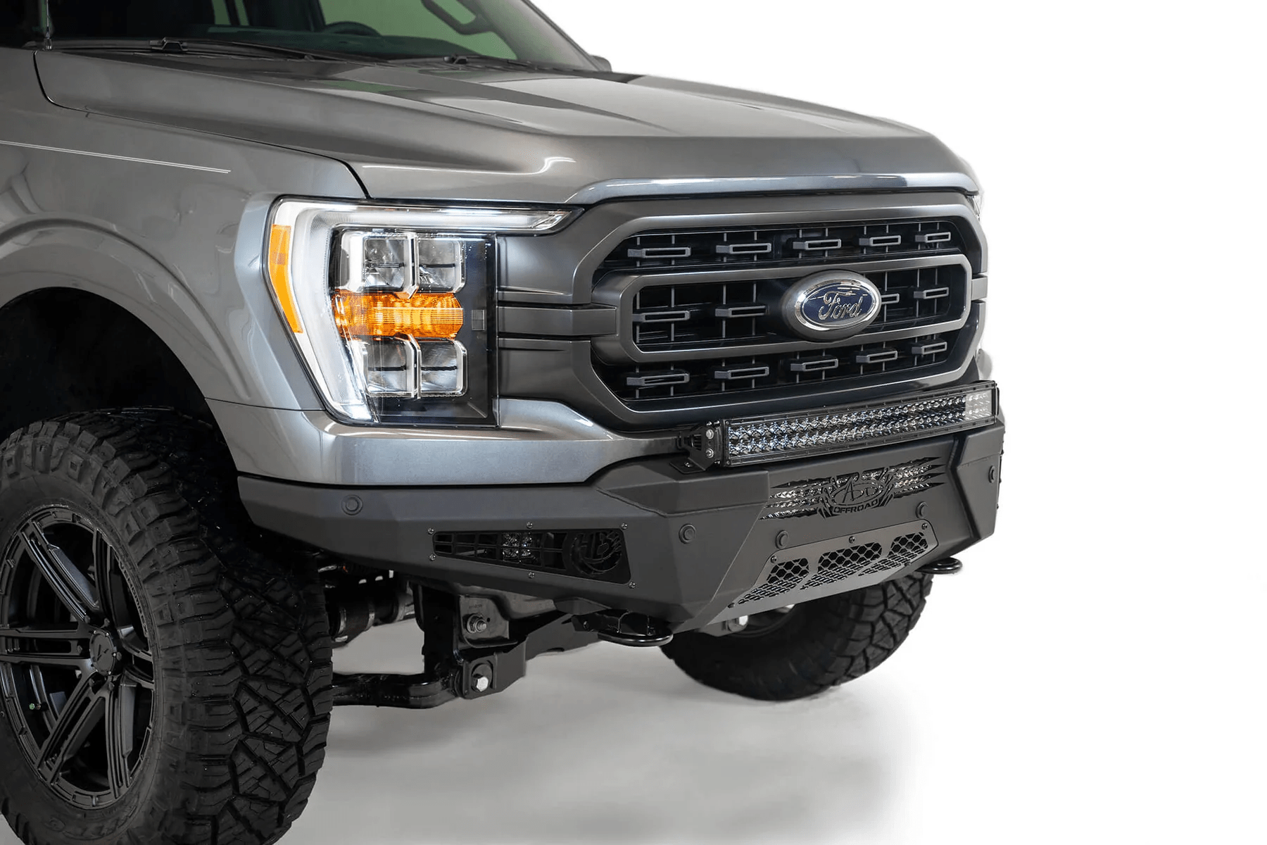 Addictive Desert Designs FORD F - 150 HONEYBADGER FRONT BUMPER 21 - 23 - Offroad Industries