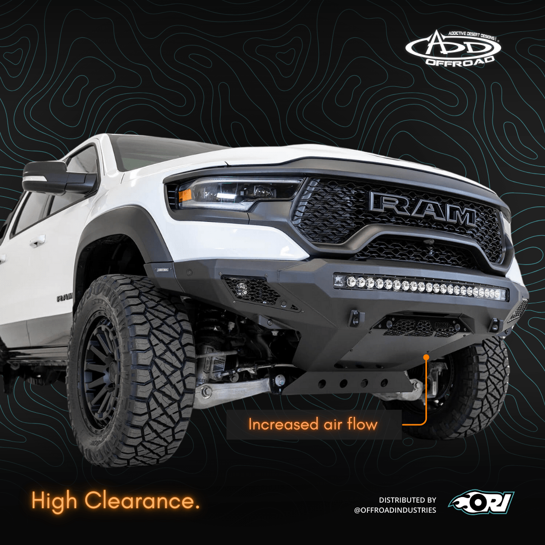 Addictive Desert Designs RAM 1500 TRX - Stealth Fighter Front Bar - Offroad Industries