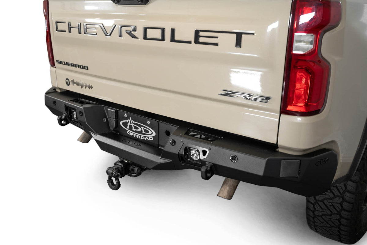 Addictive Desert Designs Stealth Fighter Rear Bar Chevrolet Silverado ZR2 - Offroad Industries
