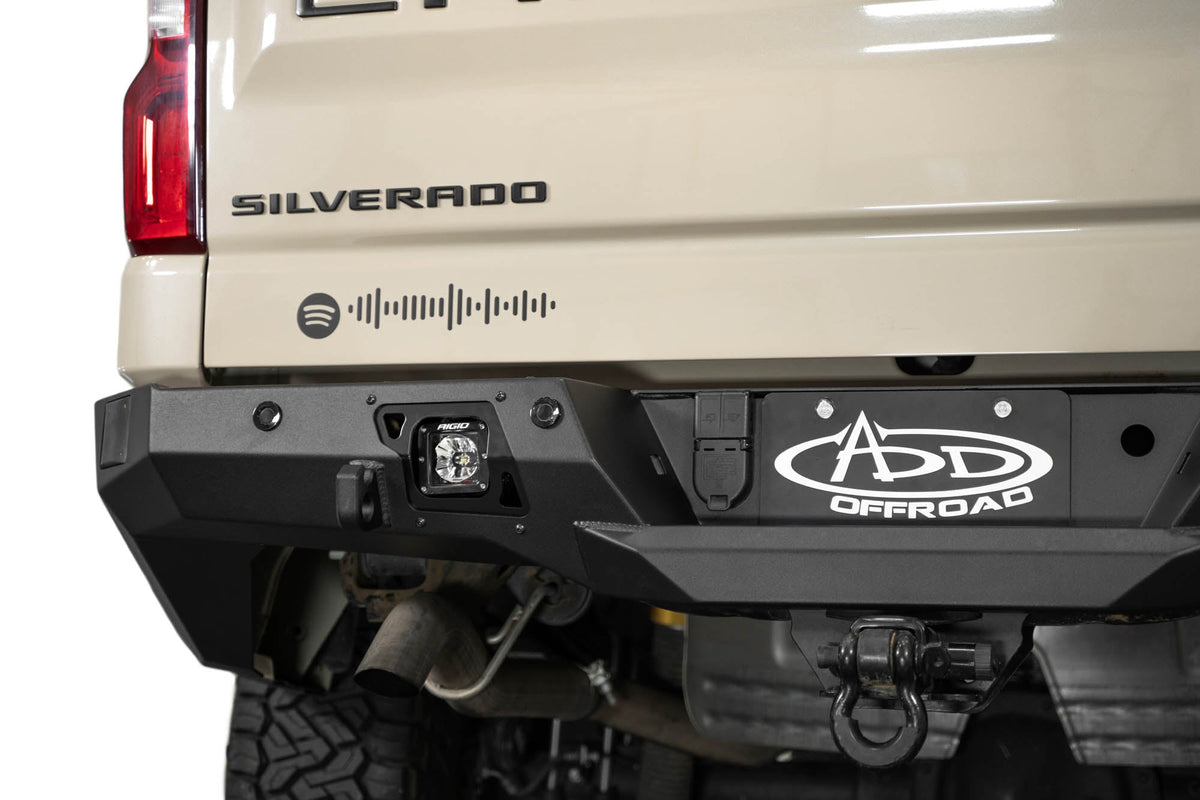 Addictive Desert Designs Stealth Fighter Rear Bar Chevrolet Silverado ZR2 - Offroad Industries