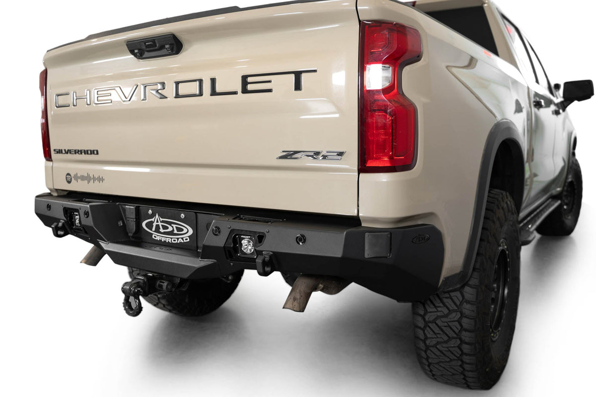Addictive Desert Designs Stealth Fighter Rear Bar Chevrolet Silverado ZR2 - Offroad Industries