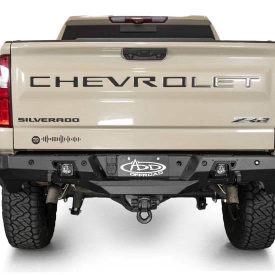 Addictive Desert Designs Stealth Fighter Rear Bar Chevrolet Silverado ZR2 - Offroad Industries