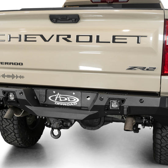 Addictive Desert Designs Stealth Fighter Rear Bar Chevrolet Silverado ZR2 - Offroad Industries
