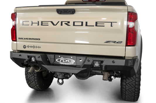Addictive Desert Designs Stealth Fighter Rear Bar Chevrolet Silverado ZR2 - Offroad Industries