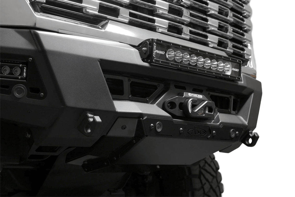 Addoffroad 2024 - 2025 GMC Sierra 2500/3500 HD Phantom Winch Front bullbar - Offroad Industries