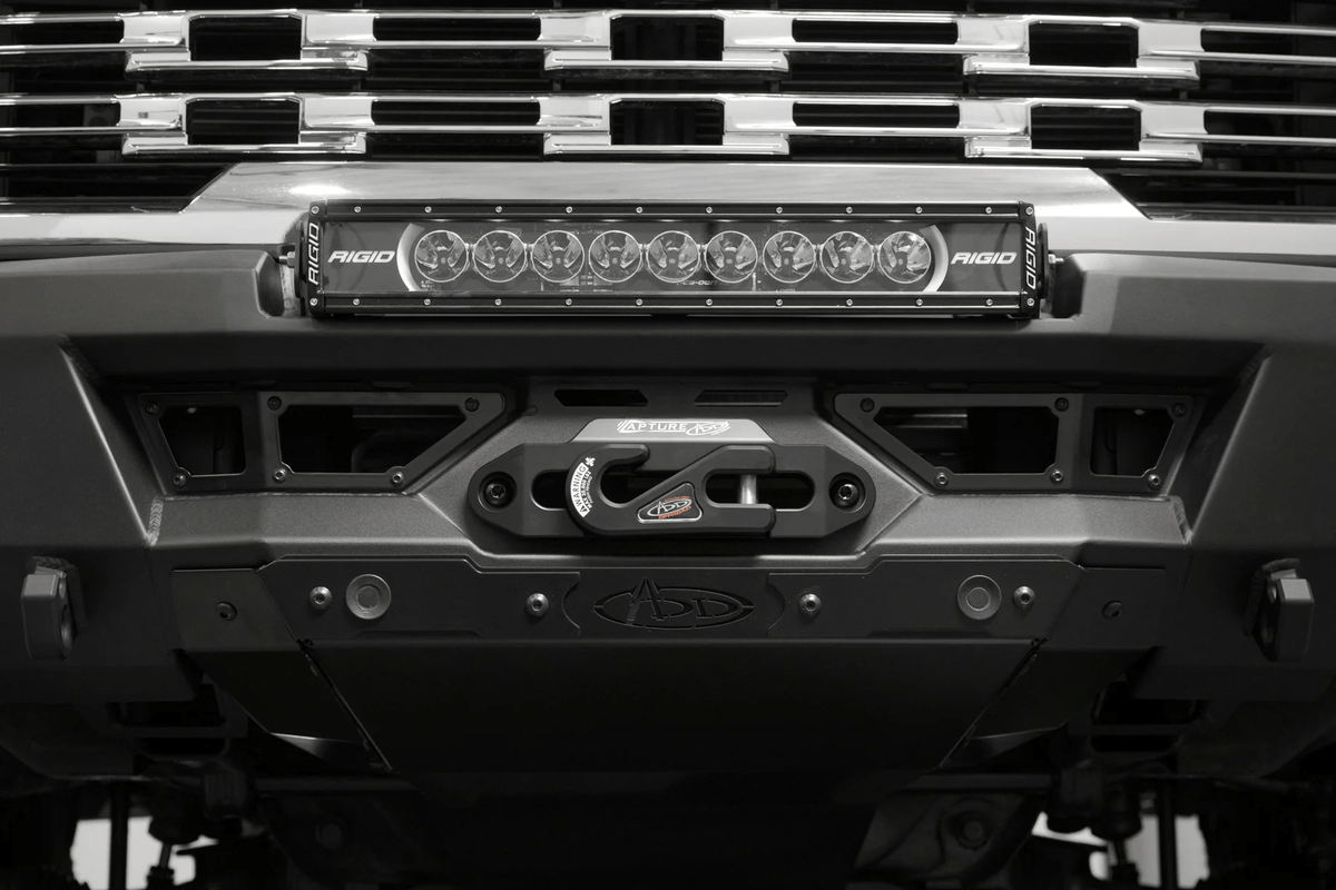 Addoffroad 2024 - 2025 GMC Sierra 2500/3500 HD Phantom Winch Front bullbar - Offroad Industries