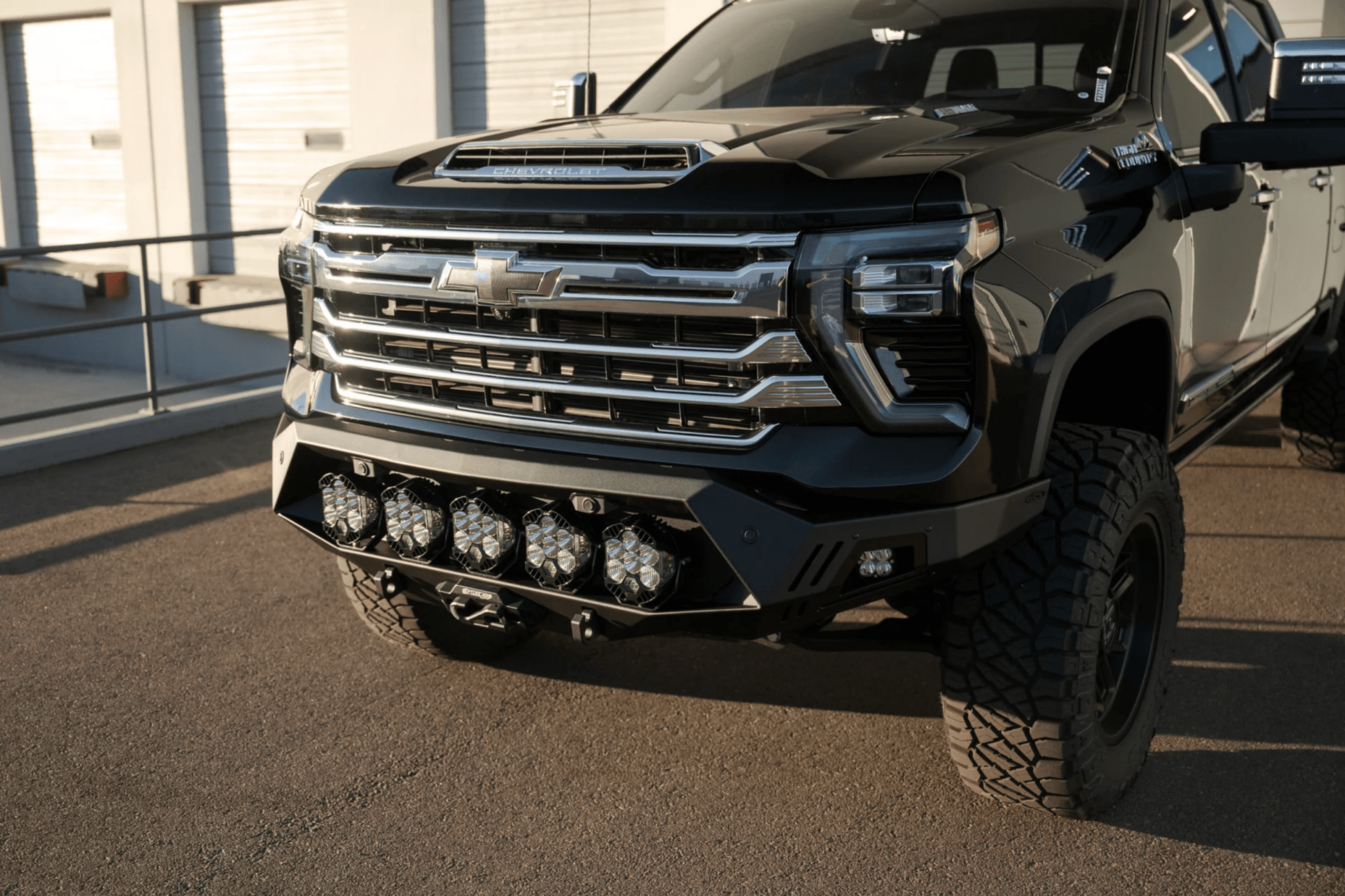 Addoffroad 2024 Chevy Silverado 2500/3500 Bomber HD Front Bar - Offroad Industries