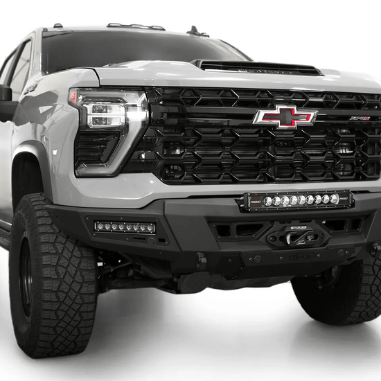 Addoffroad 2024+ Chevy Silverado 2500/3500 Phantom Winch Front Bar - Offroad Industries