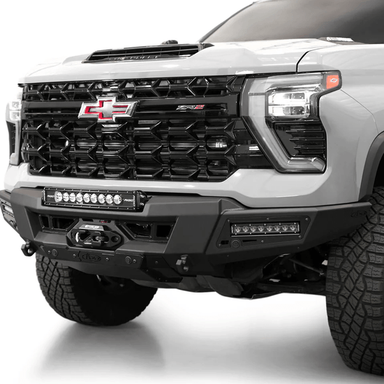 Addoffroad 2024+ Chevy Silverado 2500/3500 Phantom Winch Front Bar - Offroad Industries