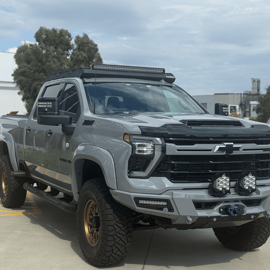Addoffroad 2024+ Chevy Silverado 2500/3500 Phantom Winch Front Bar - Offroad Industries