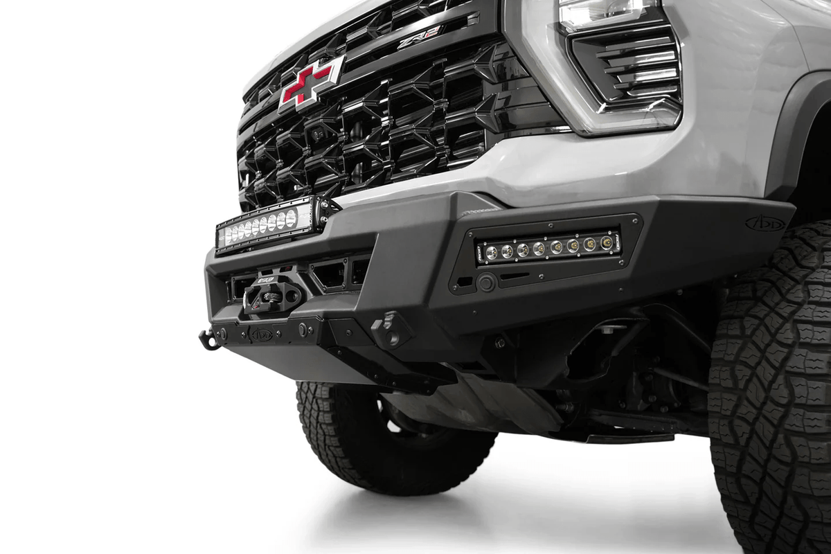 Addoffroad 2024+ Chevy Silverado 2500/3500 Phantom Winch Front Bar - Offroad Industries