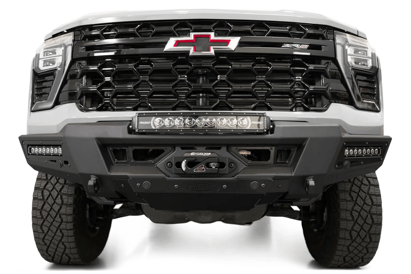 Addoffroad 2024+ Chevy Silverado 2500/3500 Phantom Winch Front Bar - Offroad Industries
