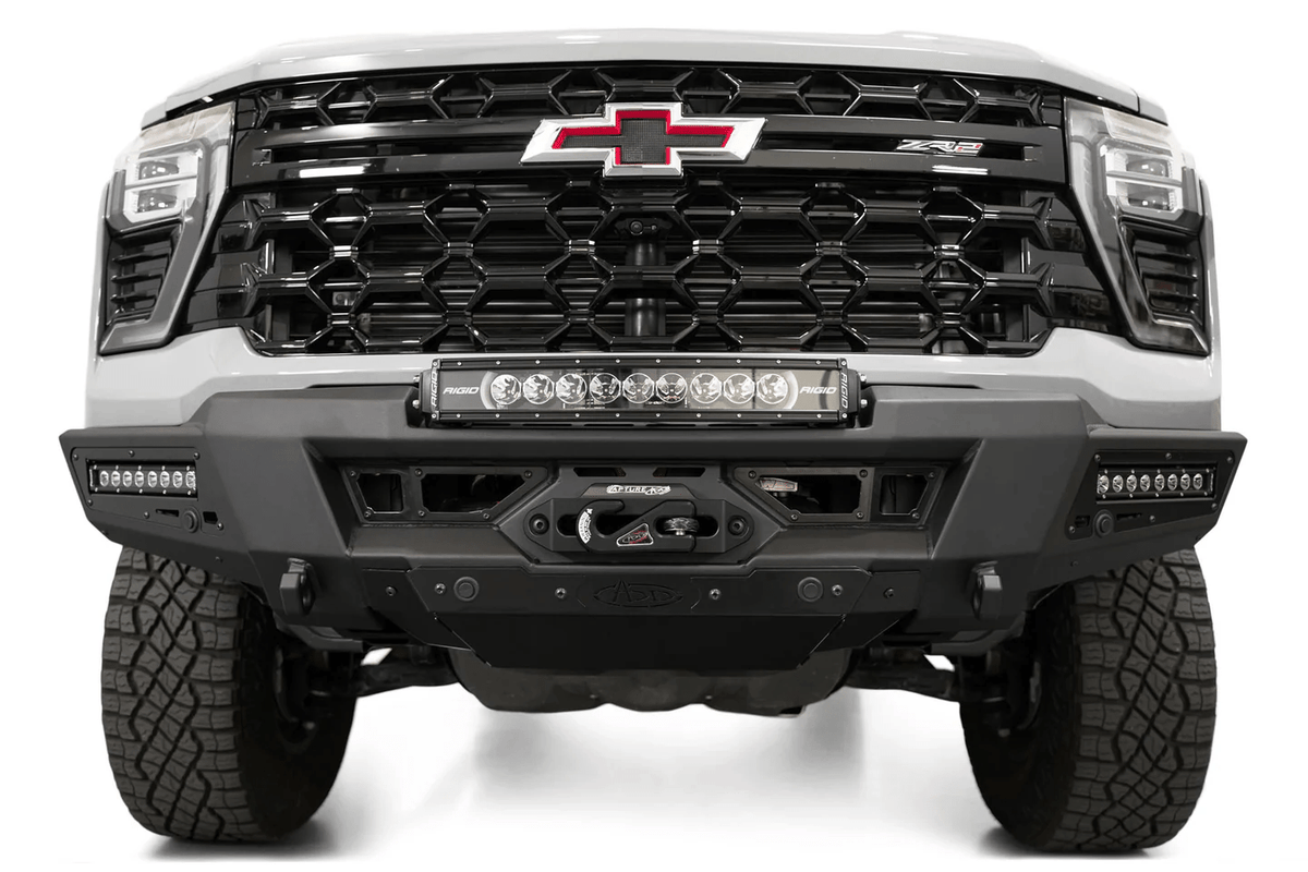 Addoffroad 2024+ Chevy Silverado 2500/3500 Phantom Winch Front Bar - Offroad Industries