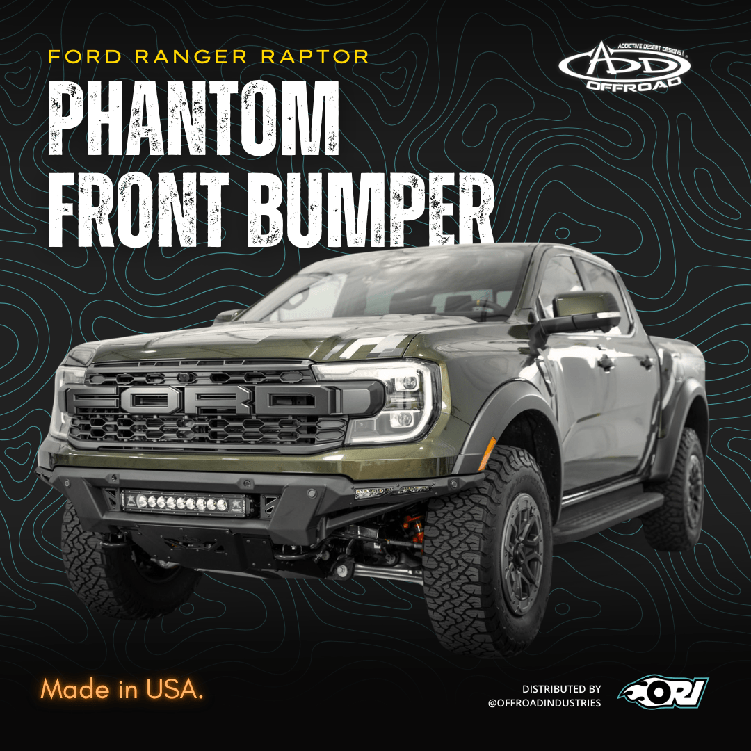 Addoffroad 2024+ FORD RANGER RAPTOR PHANTOM FRONT BUMPER - Offroad Industries